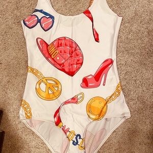 Moschino swimwear 3D print